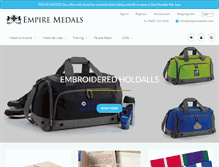 Tablet Screenshot of empiremedals.com